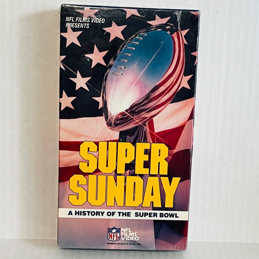 Super Sunday A History of the Super Bowl Sealed VHS